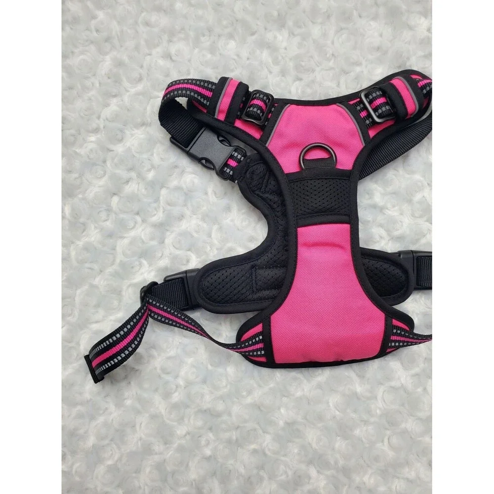 No Pull Dog Harness Medium Reflective Front Clip Vest with size M